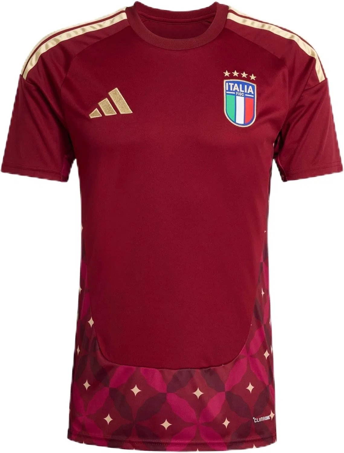Футболка вратаря сборной Италии adidas, Team Collegiate Burgundy