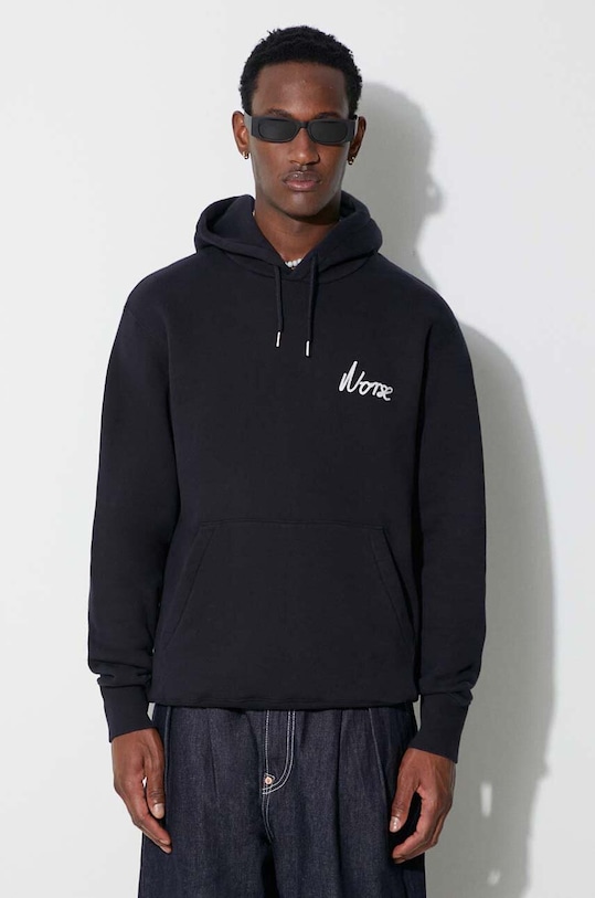

Хлопковая толстовка Arne Relaxed Organic с логотипом Chain Stitch Norse Projects, темно-синий