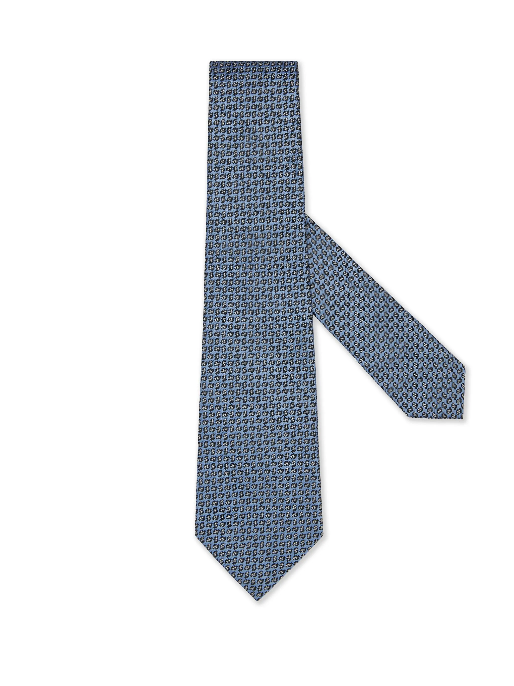 

Шелковый галстук Zegna, синий