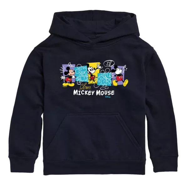 

Классическая толстовка с капюшоном Микки Мауса для мальчиков 8-20 лет Disney, синий