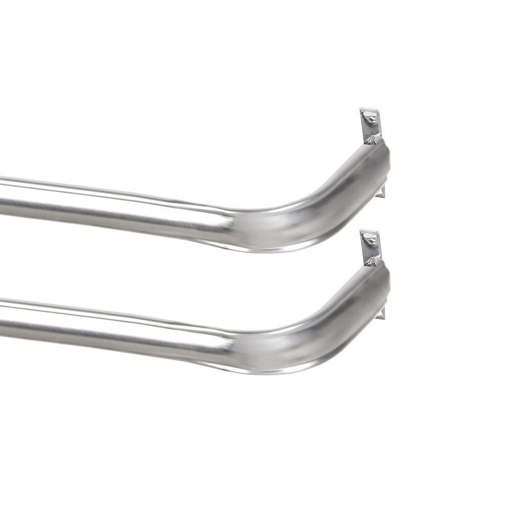 

Kenney Fast Fit Easy Install Superior Hold Премиум-комплект из 2 карнизов для штор, цвет Satin Silver