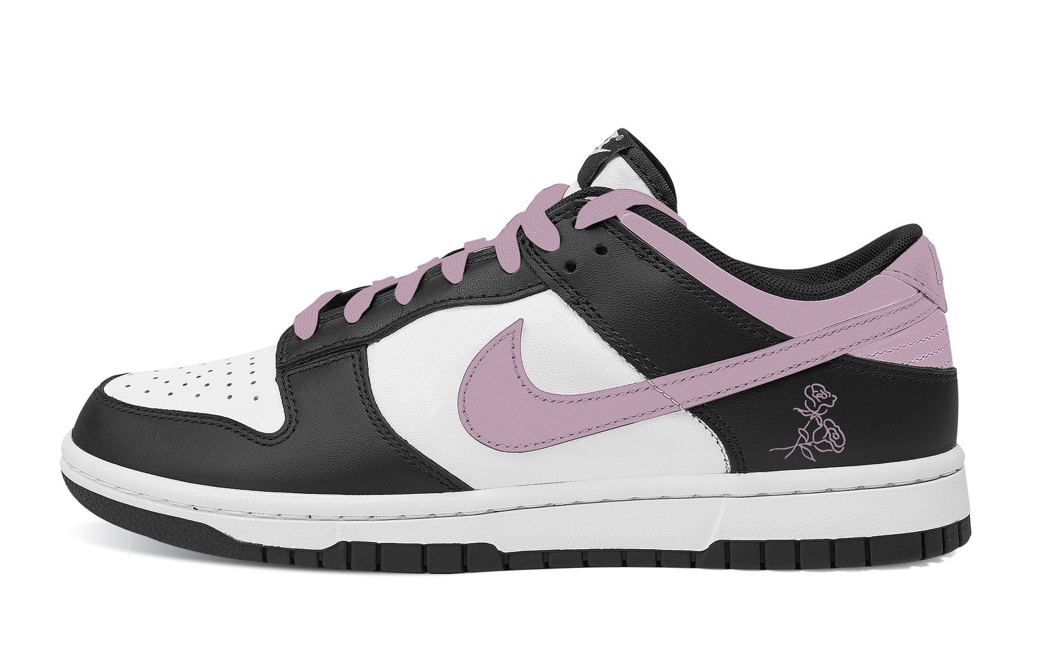 

Nike Кроссовки для скейтбординга Dunk Romance Blooms с низким верхом, устойчивые к истиранию, унисекс, черно-фиолетовые