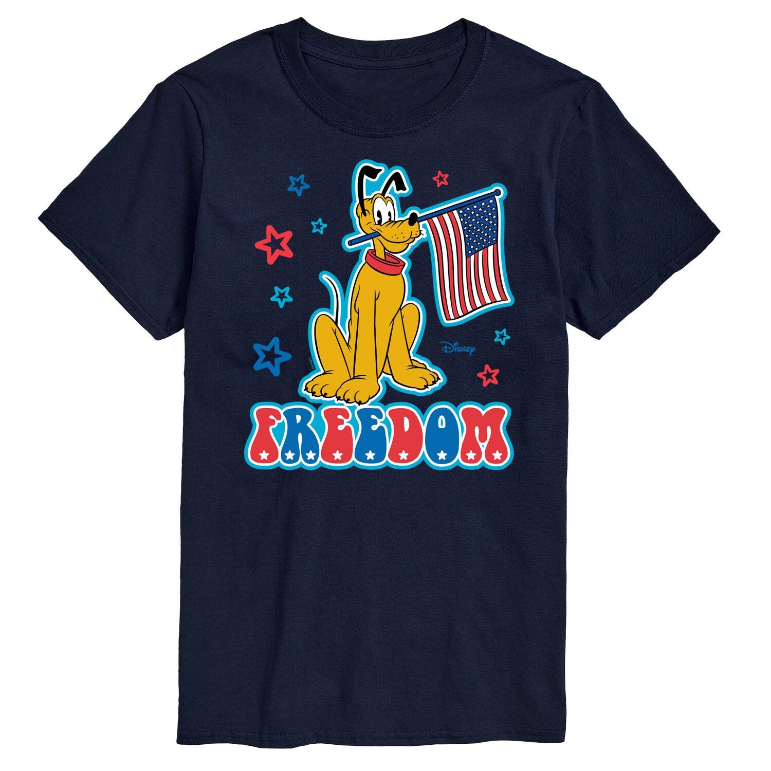 

Футболка Disney's Pluto Big & Tall Freedom с цветком свободы License, синий