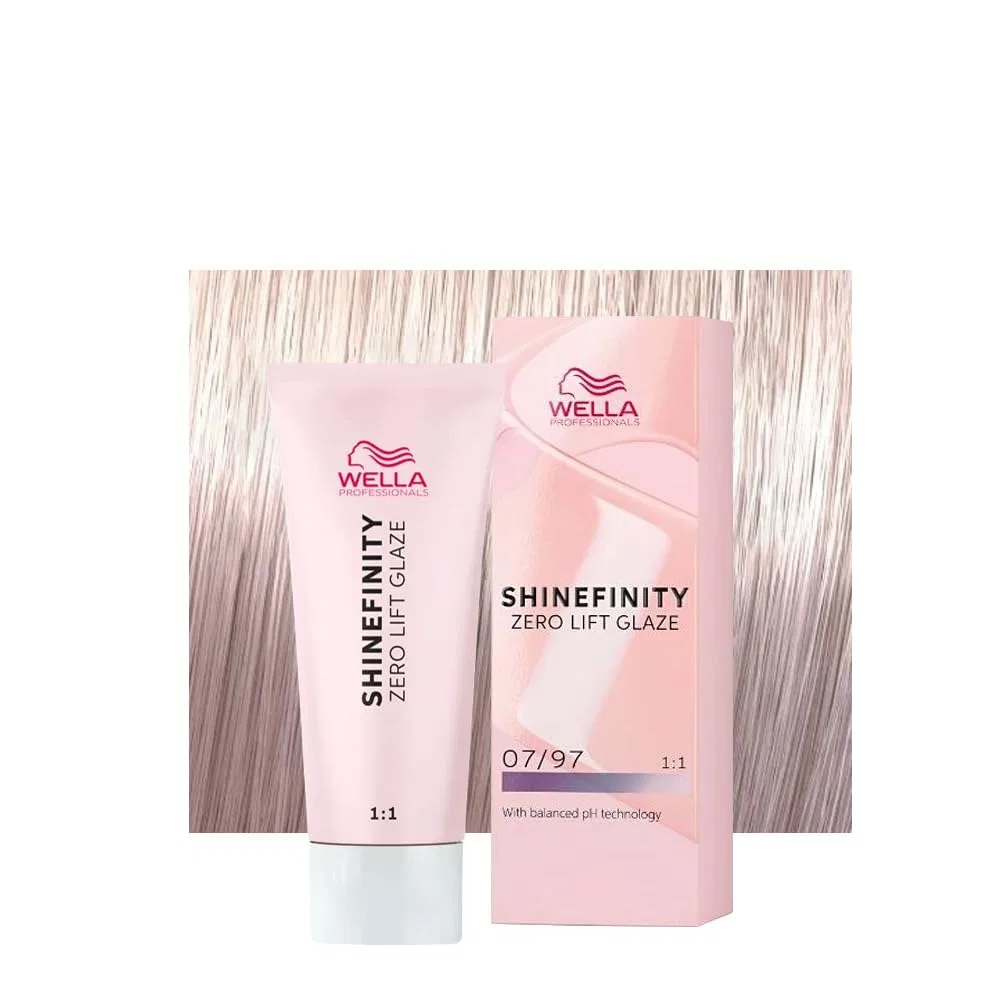 Демиперманентная краска для волос Wella Shinefinity 07/97 Medium Blonde Cendré Sand 60 мл Wella Professionals