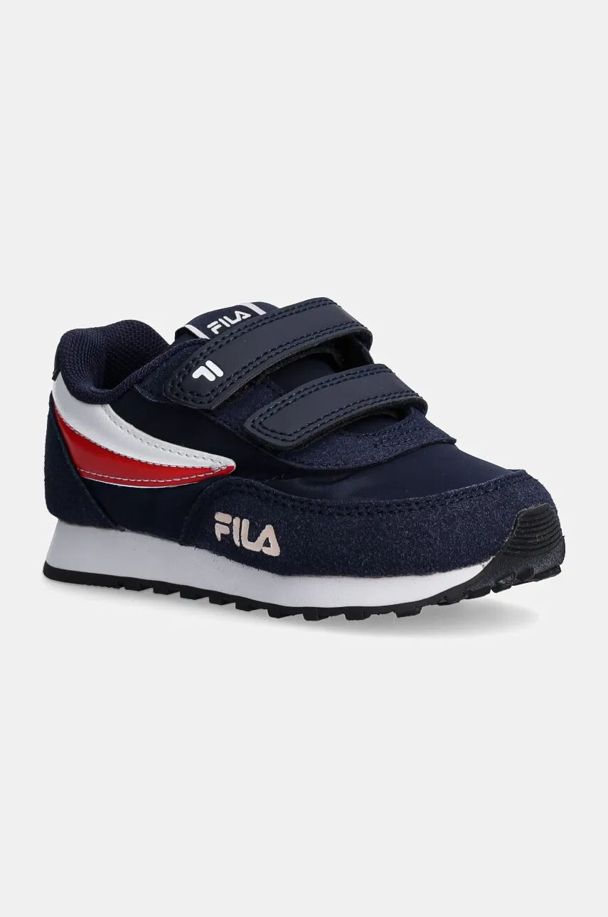 Детские кроссовки Fila ORBIT REVOLUTION на липучке, темно-синий — фото 2