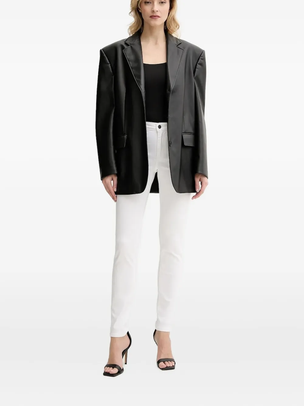 

Джинсы с вышитыми карманами Armani Exchange, белый
