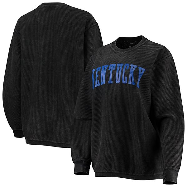 

Женский черный свитшот kentucky wildcats comfy cord vintage wash basic arch Pressbox