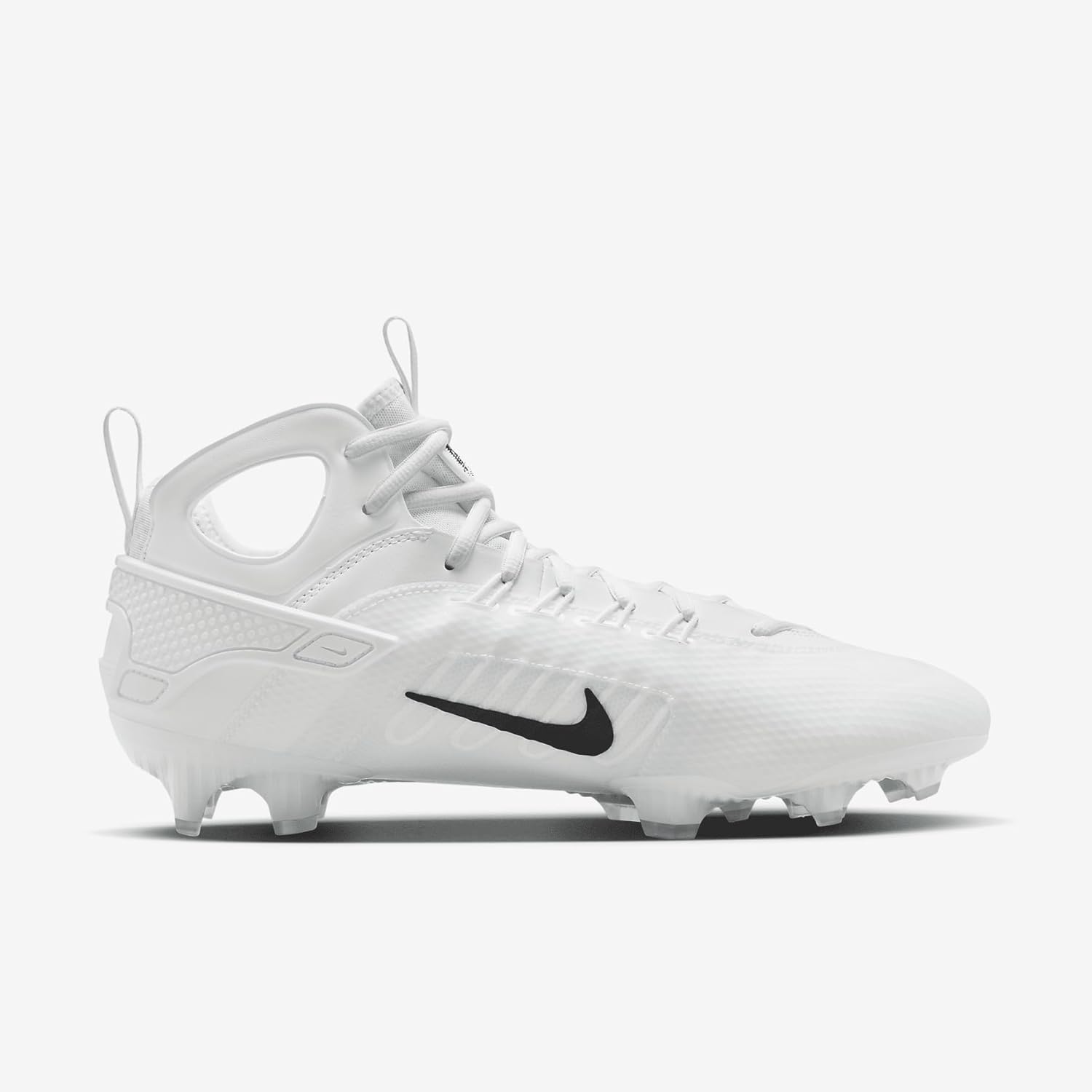 Лакроссовые бутсы Nike Huarache 9 Elite Mid, белый/черный — фото 3