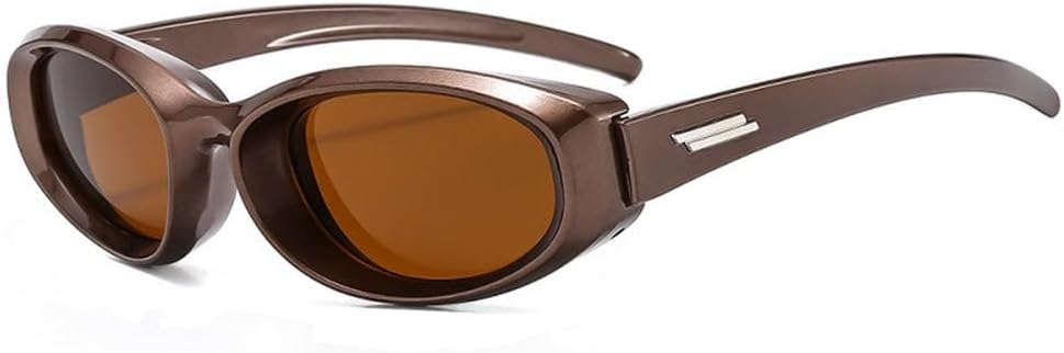 

Модные овальные солнцезащитные очки для женщин и мужчин, обтекаемой формы, с тонкими линзами, винтажной оправой, трендовые солнцезащитные очки с защитой от УФ-излучения UV400 TYUVIVO, C6