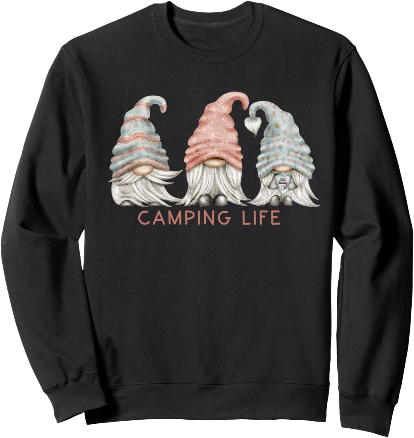 

Толстовка с изображением гнома из Camp Life Gnome Gift, черный