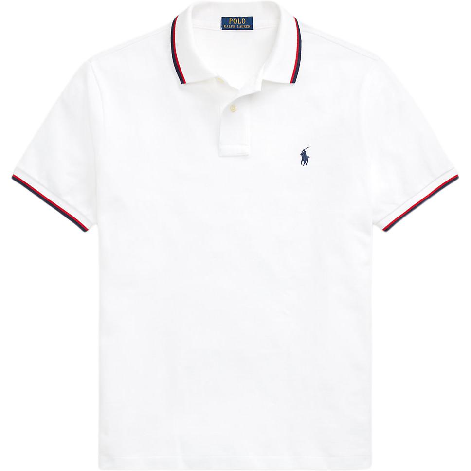 Поло с контрастными деталями Polo Ralph Lauren, белый — фото 4