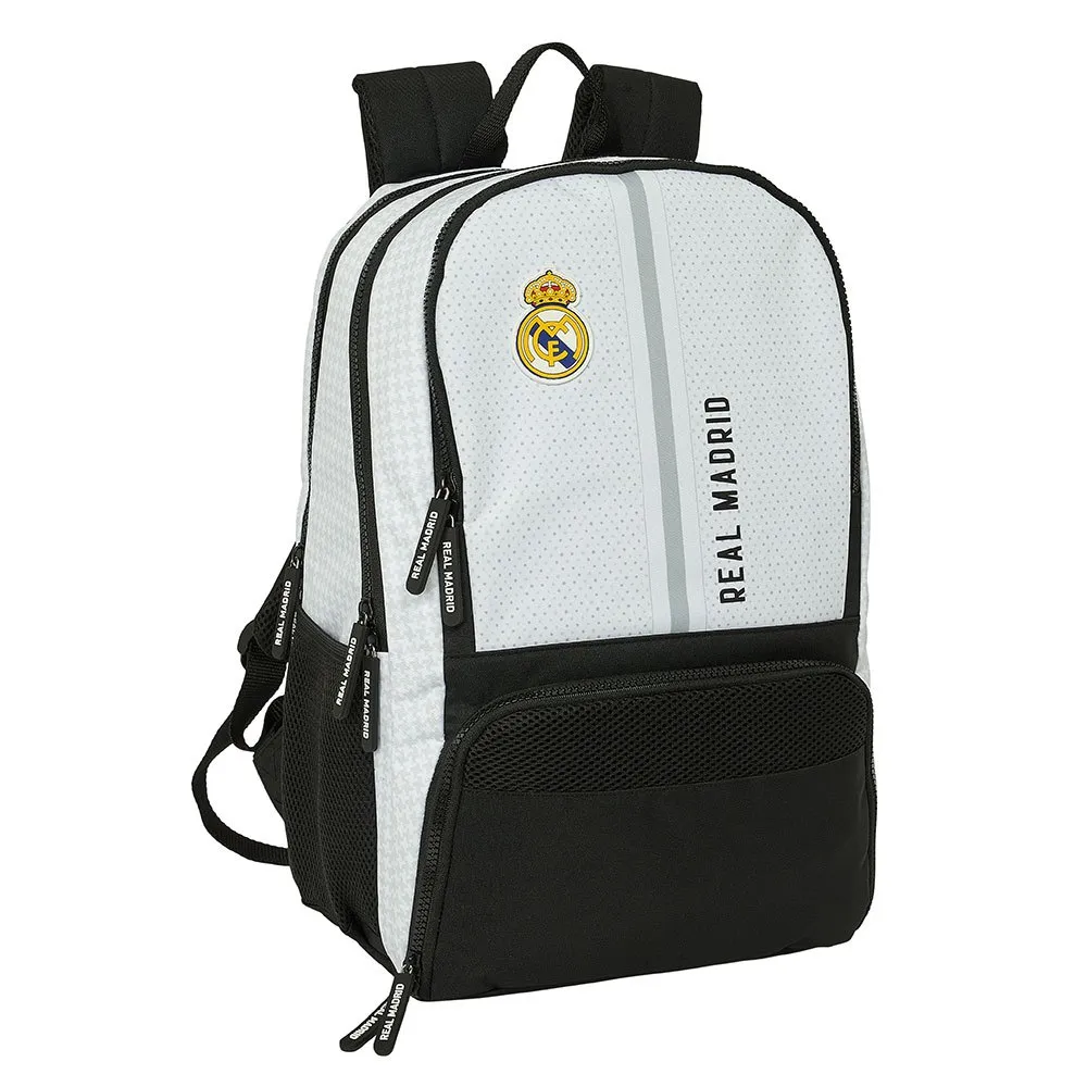 

Рюкзак Safta Real Madrid 24/25 21.40L 27x33x10 cm 612454510, черный
