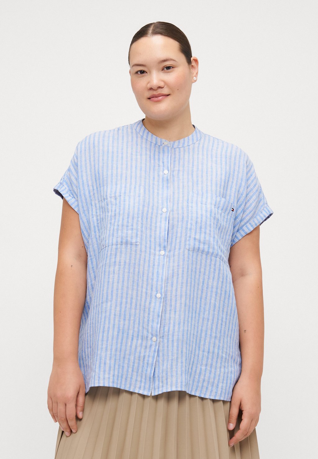 

Блузка на пуговицах BLOUSE Tommy Hilfiger Curve, синий