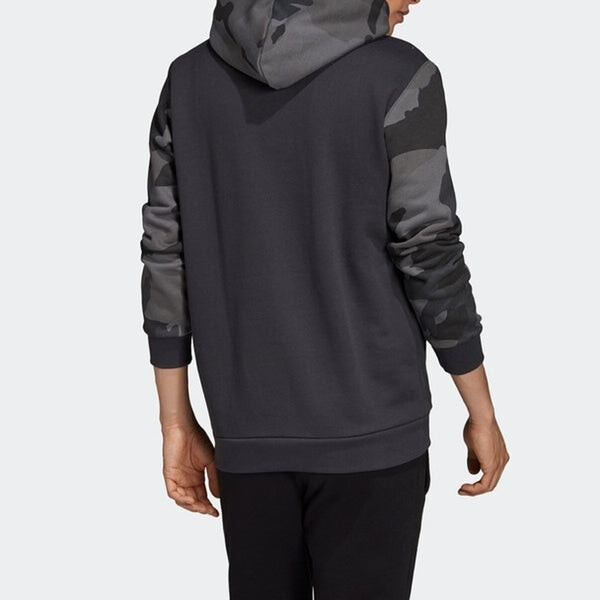 Толстовка Men's adidas originals Casual Camouflage Black, черный — фото 4