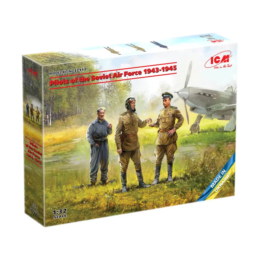 

Летчики советских ВВС 1943-1945 гг., Military Models 1/32 Scale (ICM)