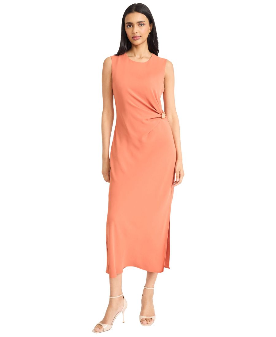 

Женское платье-футляр миди без рукавов Donna Morgan, Autumn Glaze