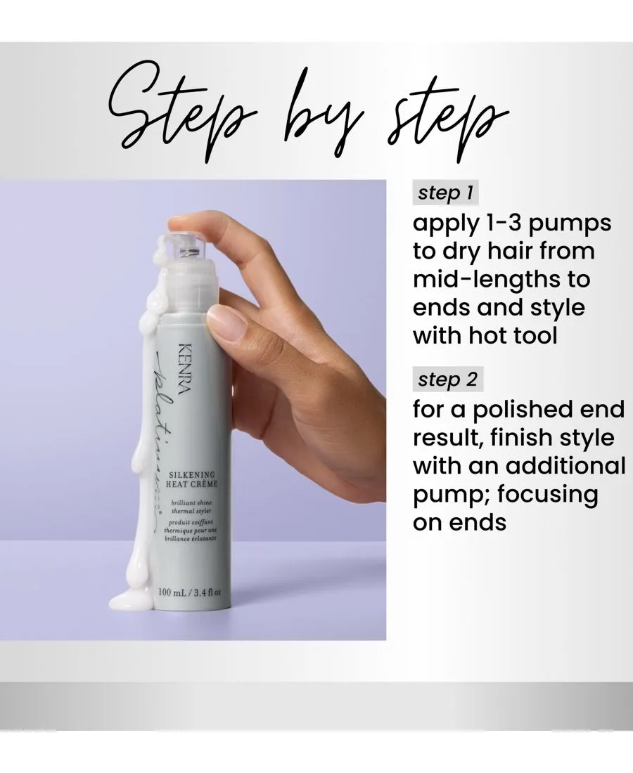 Kenra Professional Увлажняющий согревающий крем Silkening Heat Crème, 3,4 унции — фото 4