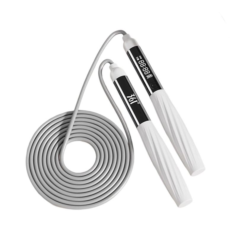 

Умная скакалка для подсчета прыжков для учеников, средней и начальной школы PVC 361°, белый, moderate exam[bearings/charging/timer/steel wire core]