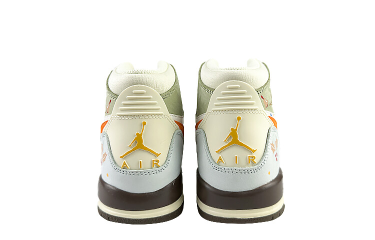 Баскетбольные кроссовки Legacy 312 Vintage Men High-top Yellow/green Jordan — фото 4