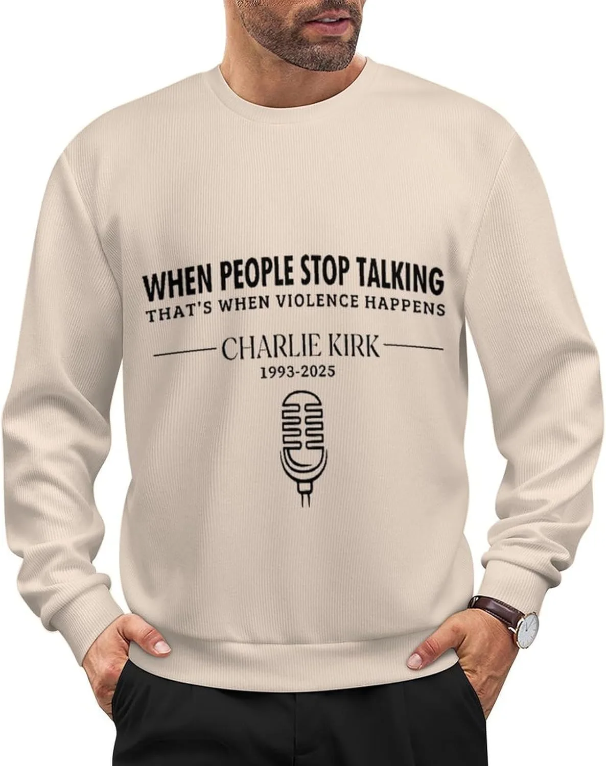 

Свитер Charlie Kirk Unisex CONGIRLBOON