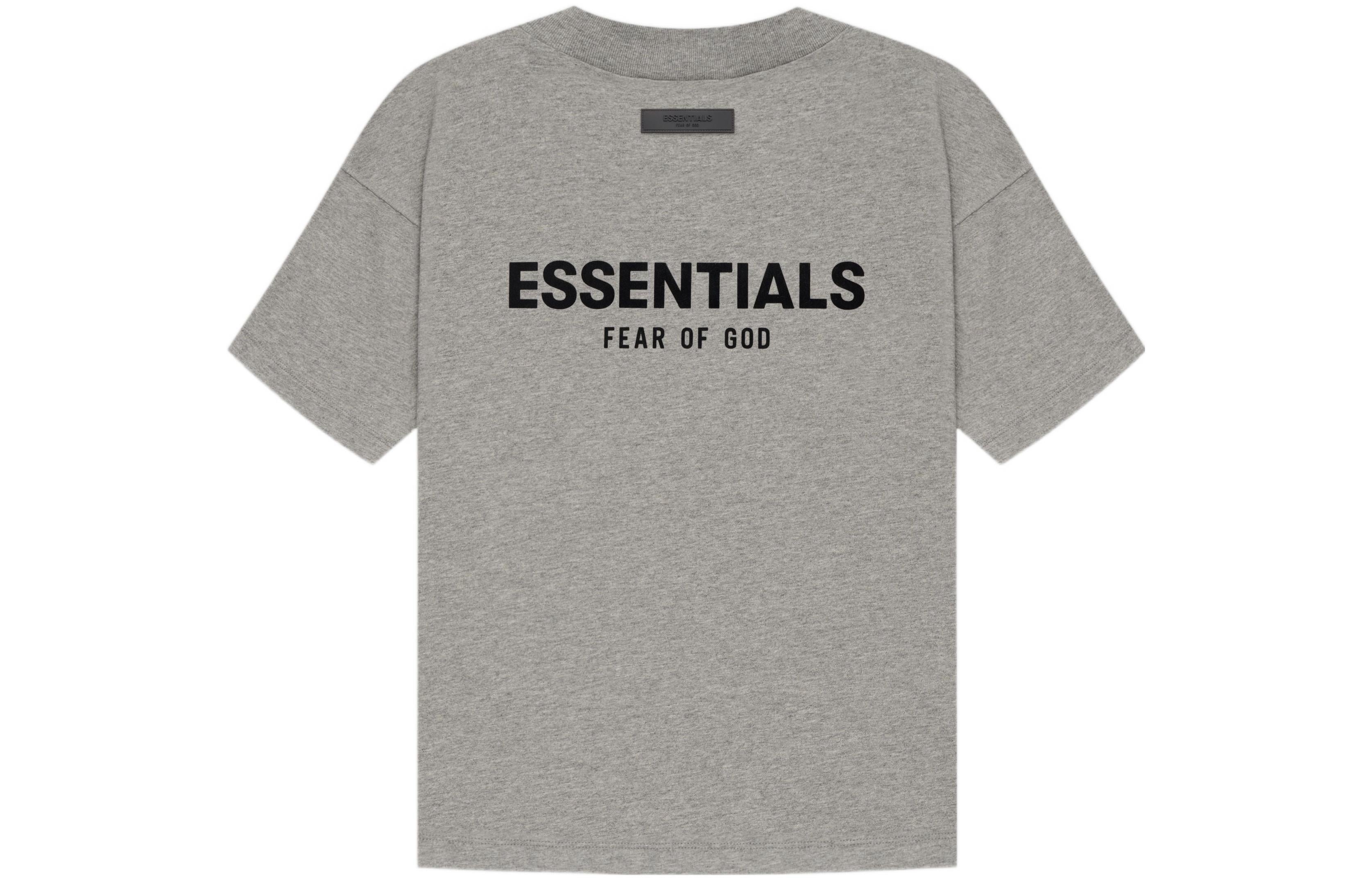 Футболка Fear of God Essentials SS22 Tee 'Dark Oatmeal' FOG-SS22-556, серый — фото 2