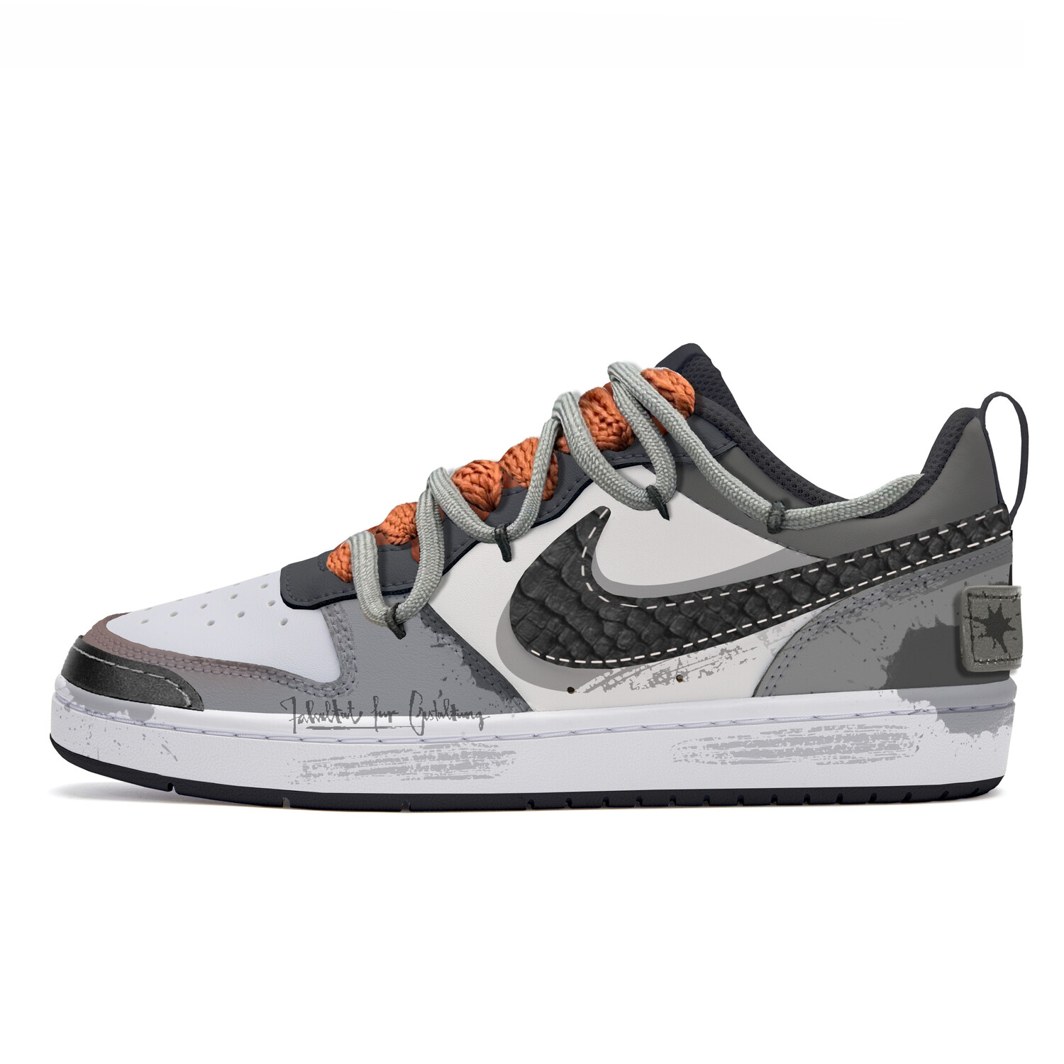 

Кроссовки Nike Court Borough Skateboarding Shoes Women's Low-top Grey/white, серый/белый