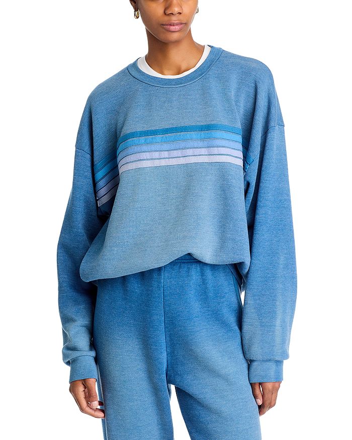 

Толстовка с пятью полосками Aviator Nation, синий