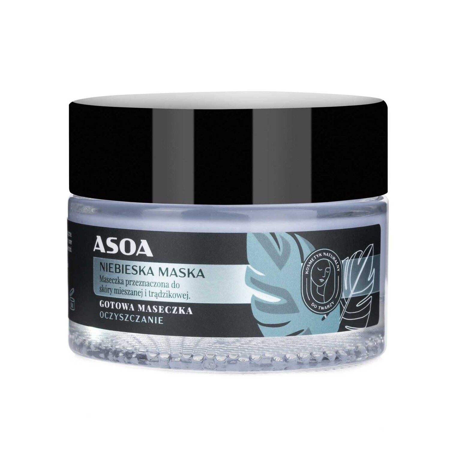 

Маска для лица из голубой глины Asoa, 50 мл