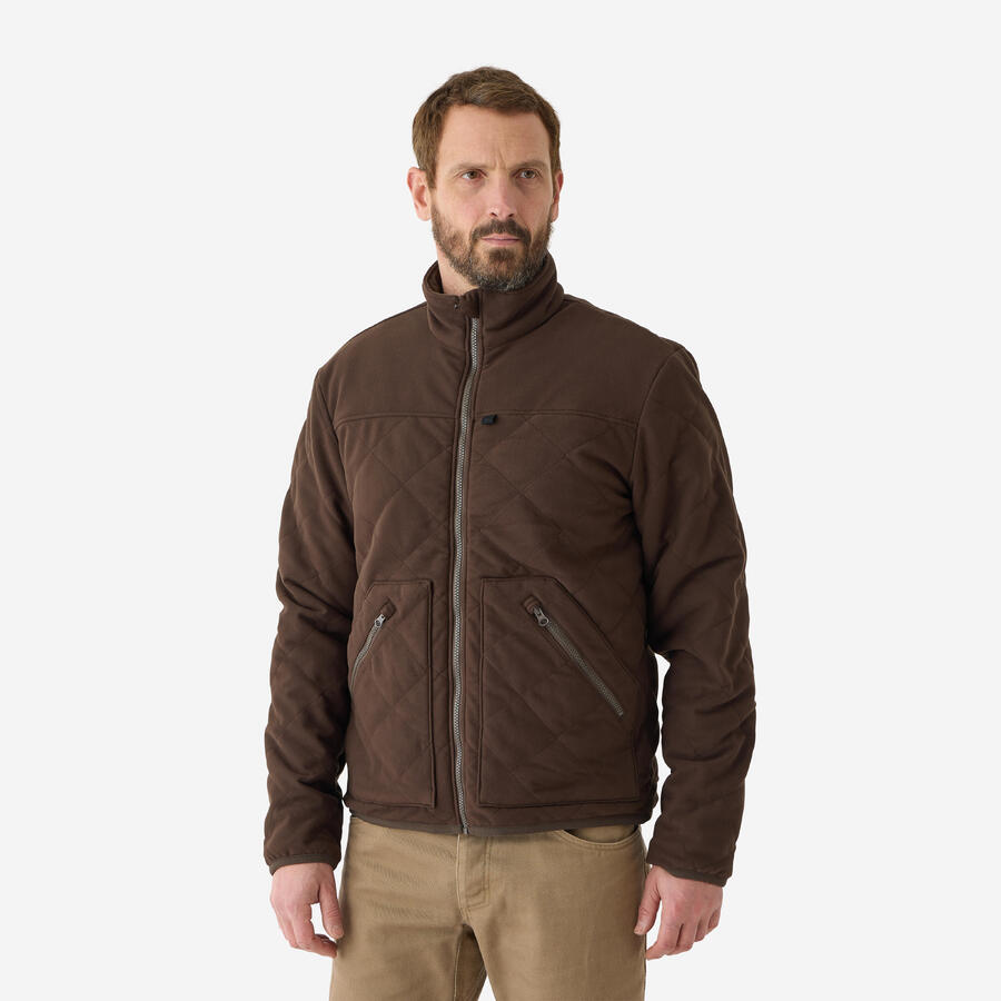 

SOLOGNAC Куртка 500 утепленная коричневая