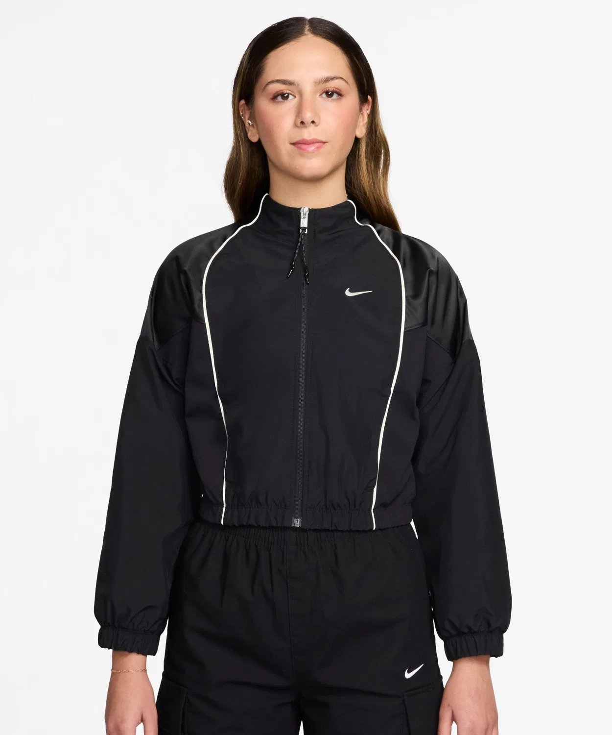 Куртка Nike NSW Shrunken Track Jacket, черный
