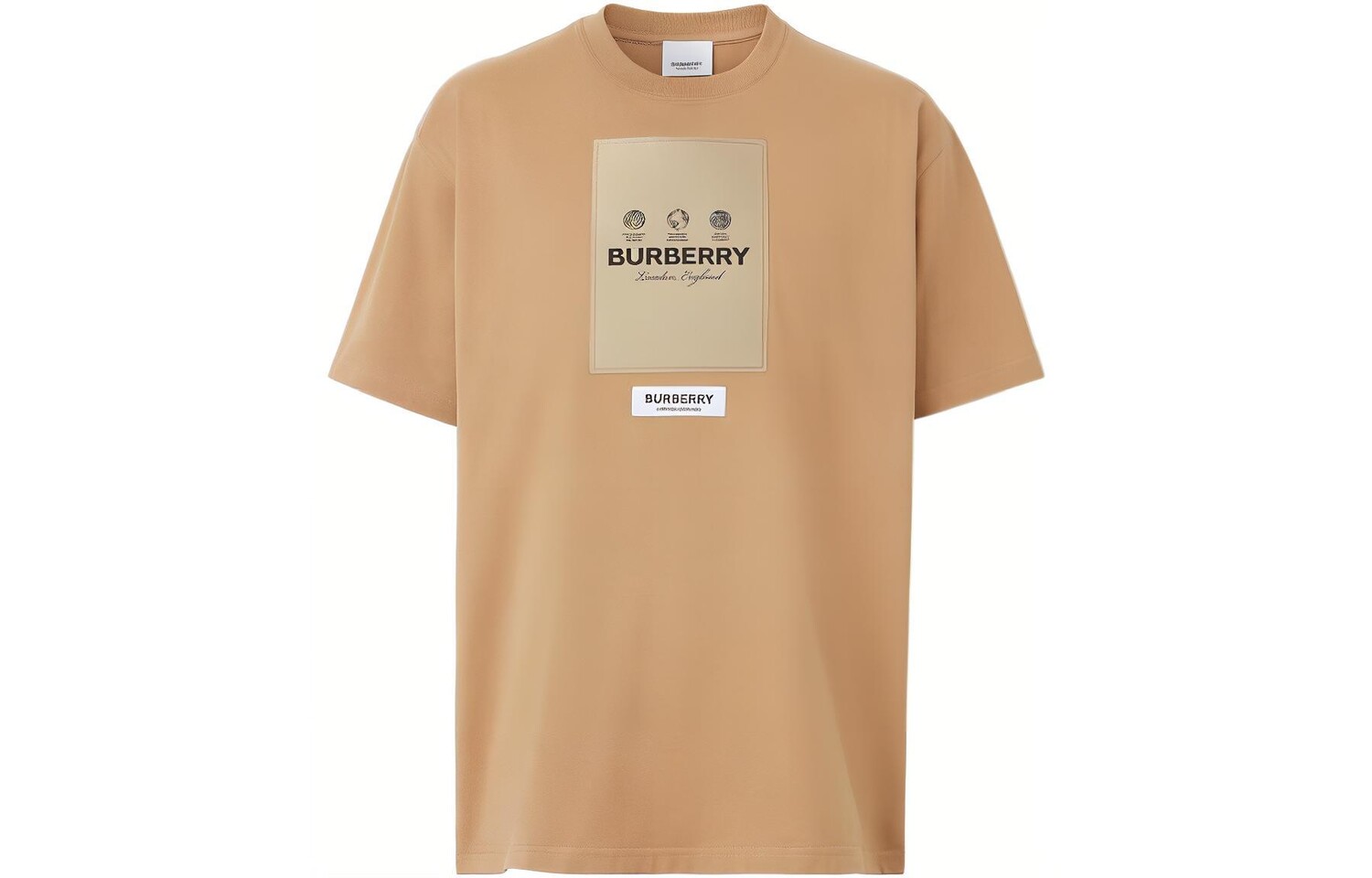 

Мужская футболка Burberry, цвет Brown