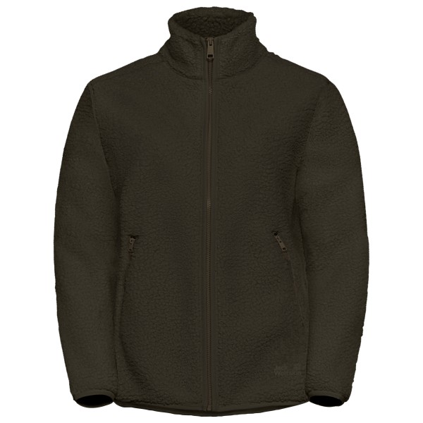 

Женская куртка с высоким завитком - флисовая куртка Jack Wolfskin, Obsidian Moss