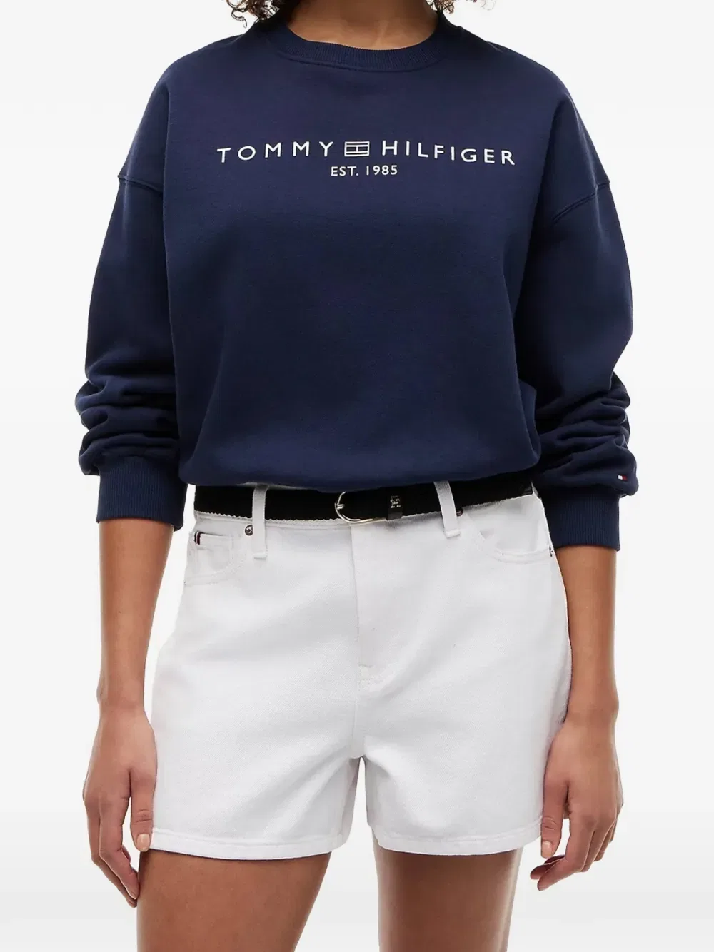 Свитер с логотипом Tommy Hilfiger, синий — фото 2