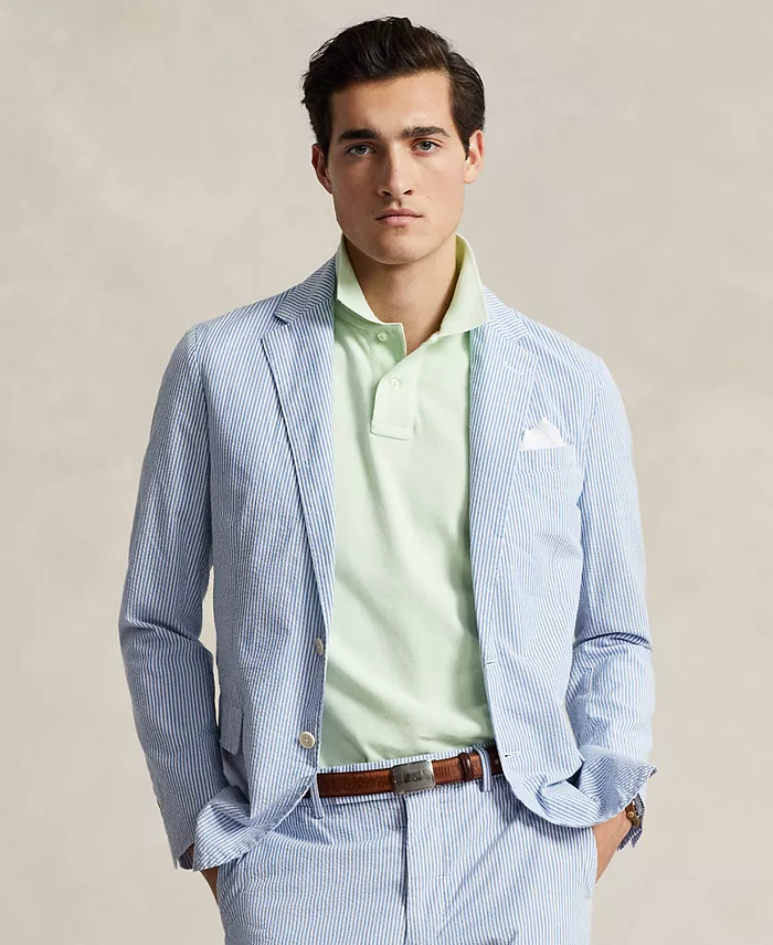 

Мужской пиджак Polo Soft Seersucker Polo Ralph Lauren, синий
