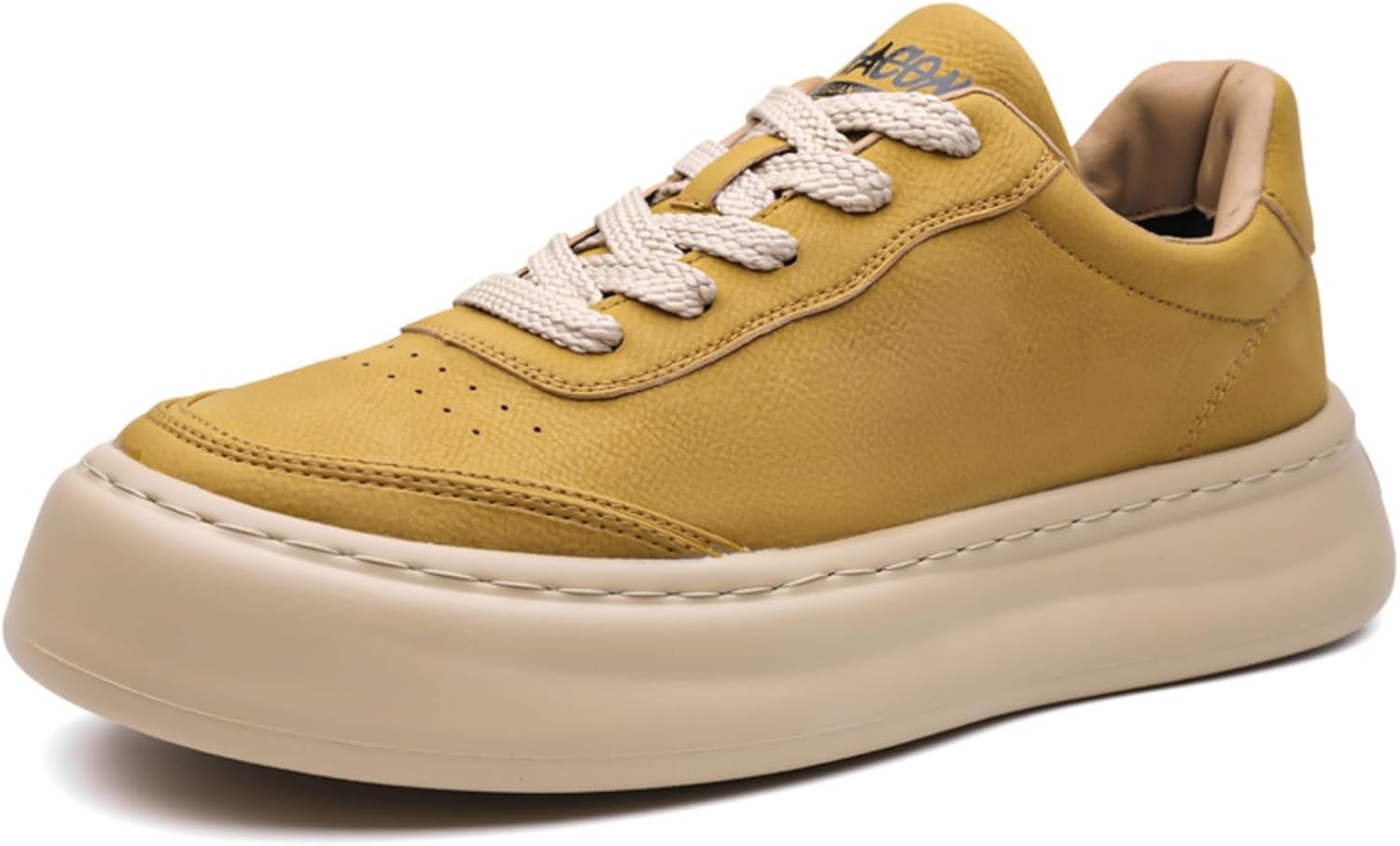 

Мужские черные ретро-кроссовки, стильные низкие туфли с толстой подошвой, удобные и для повседневной уличной одежды Aokisx