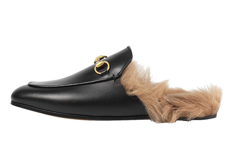 Женские шлепанцы Gucci Princetown