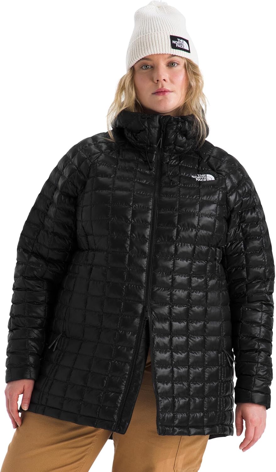 

THE NORTH FACE Женская парка Thermoball с капюшоном | Высокообъемный утеплитель, защита от ветра и влаги, Tnf Black