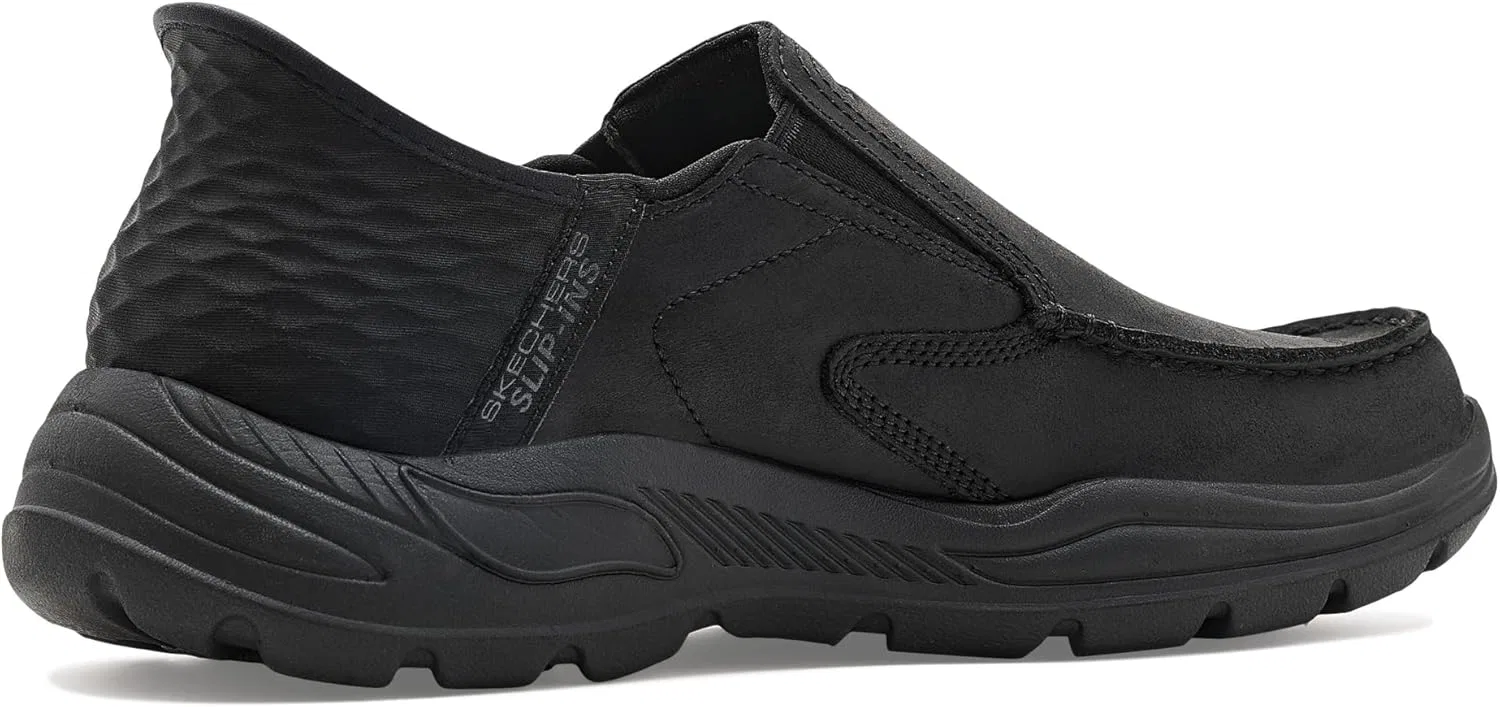 Мужские слипоны Skechers Arch Fit Motley - MiloSlip-On, Bbk Black Black — фото 3