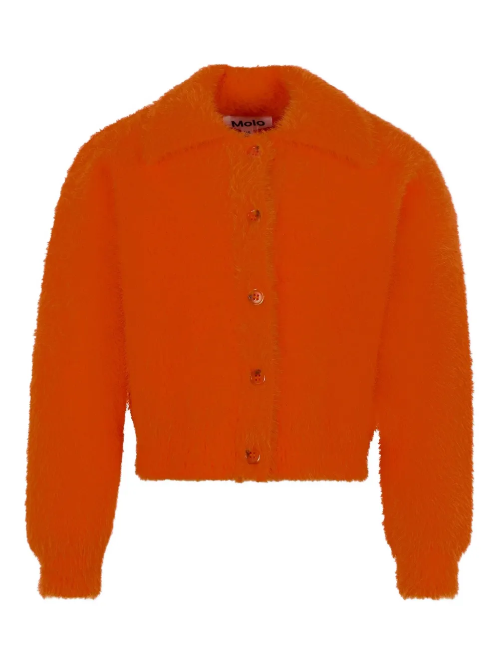 

Кардиган с пушистым воротником Molo, оранжевый