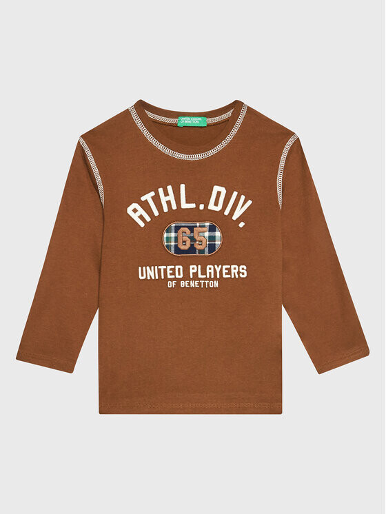 

Блуза стандартного кроя United Colors Of Benetton, коричневый