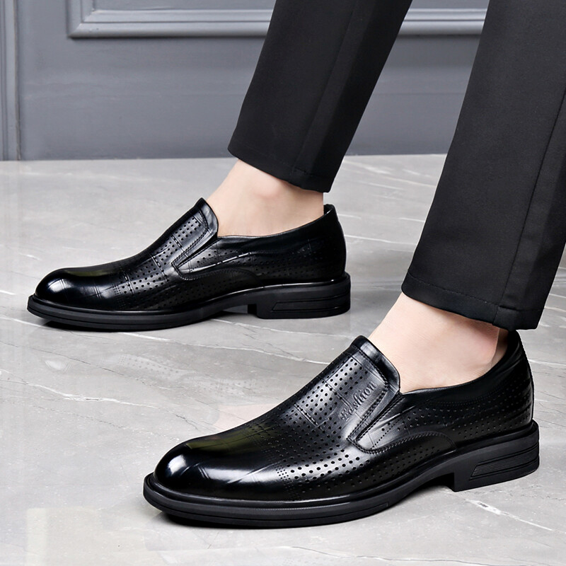 Туфли LUOMAIKE Dress Shoes Men Low-Top — фото 4