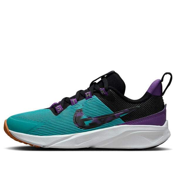 

Кроссовки star runner 4 se shoes 'teal black purple cosmos' Nike, мультиколор