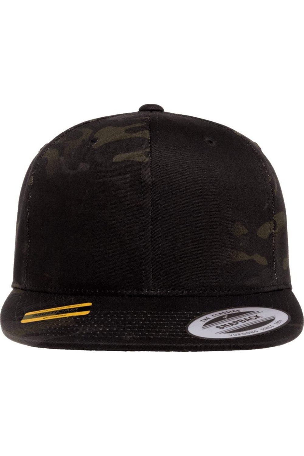 

Кепка с плоским козырьком YP Classics Snapback, цвет multicam black