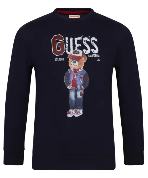 

Толстовка Regular fit Guess, синий