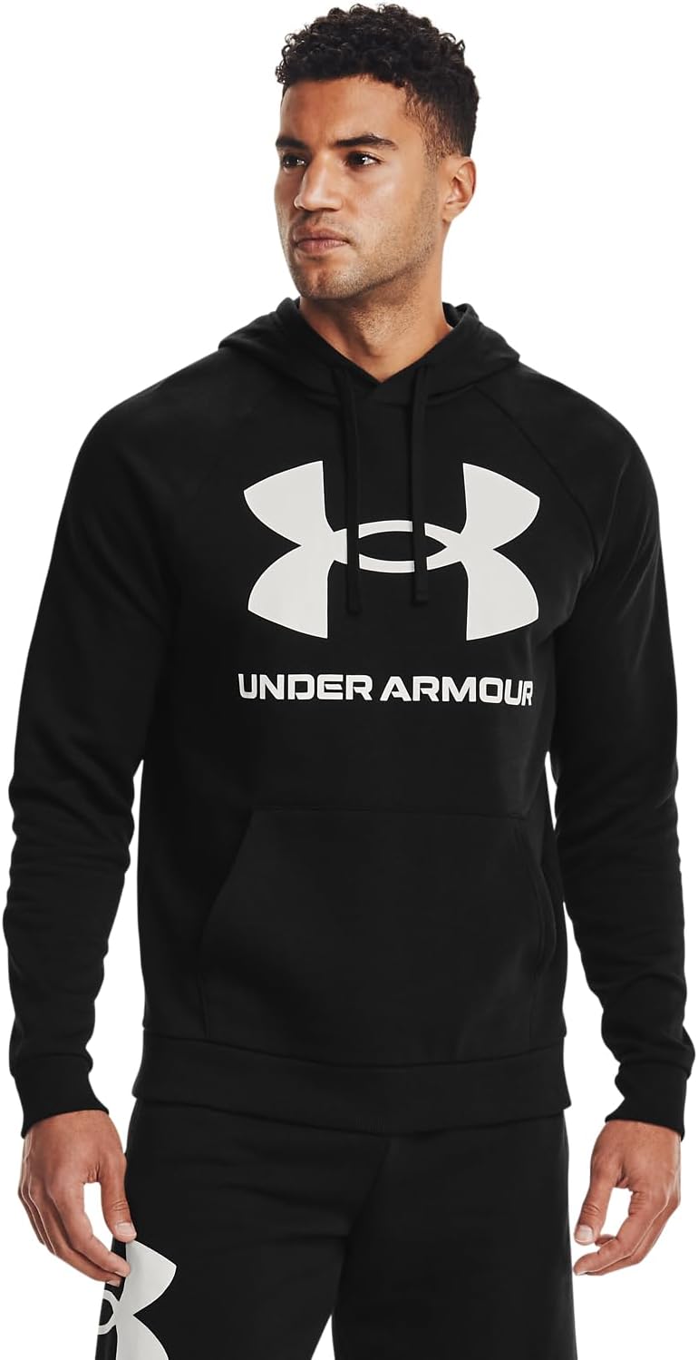 

Толстовка Under Armour Men's Rival Fleece Big Logo, Black (001)/Onyx White