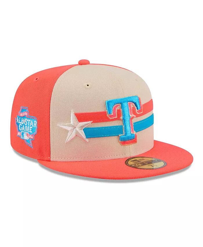 

Мужская кремовая шапка Texas Rangers 2024 MLB All-Star Game 59FIFTY Fitted New Era