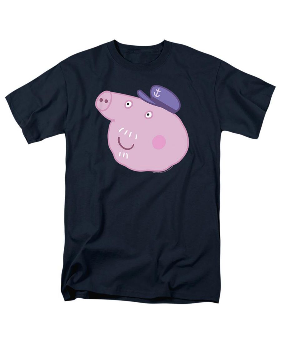 

Мужская футболка с изображением мордочки дедушки Свинки Пеппы Hasbro+, Navy, Синий, Мужская футболка с изображением мордочки дедушки Свинки Пеппы Hasbro+, Navy