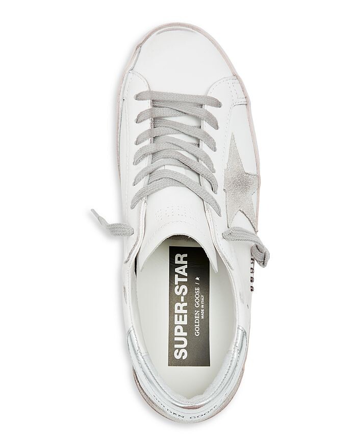 Мужские низкие кеды Golden Goose Deluxe Brand Super-Star, белый — фото 2