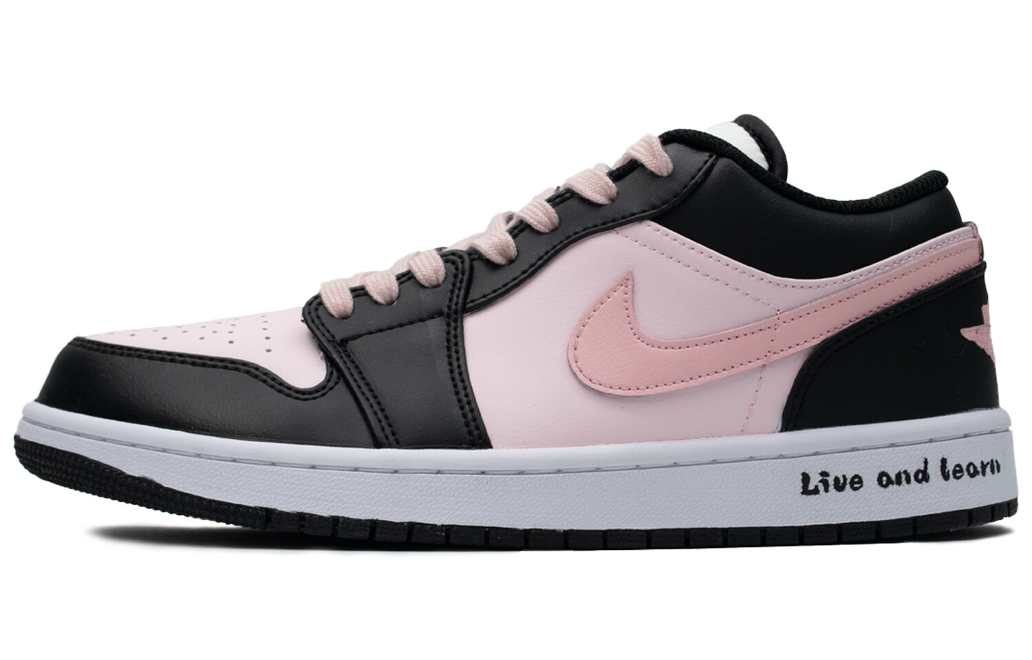 

Баскетбольные кроссовки Air 1 Vintage Men Low-Touch Pink/Black/White Jordan
