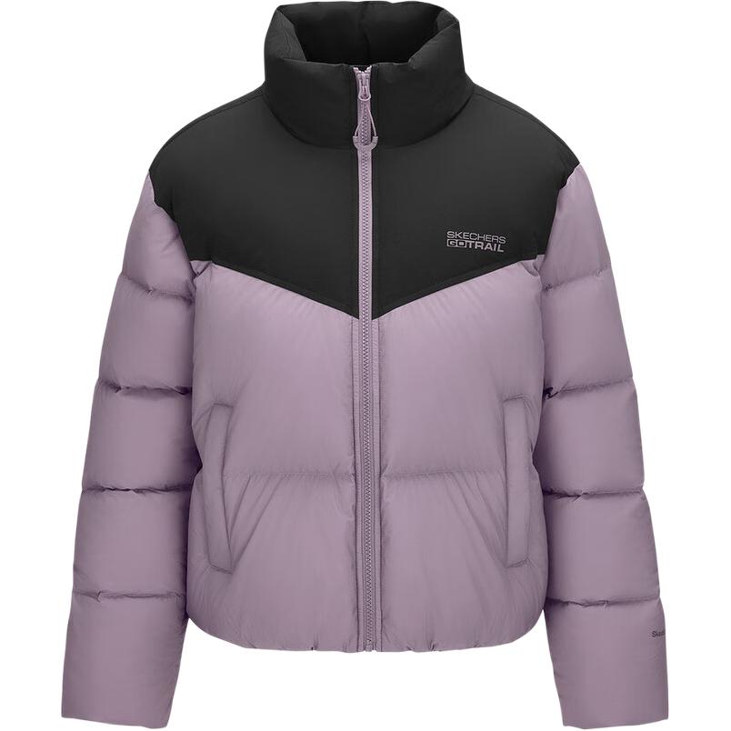 

Горная и дикая серия пуховиков для женщин Skechers, фиолетовый